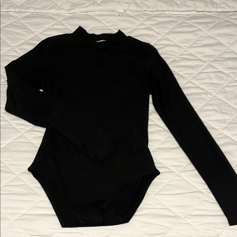 Black Long Sleeve Body Suit